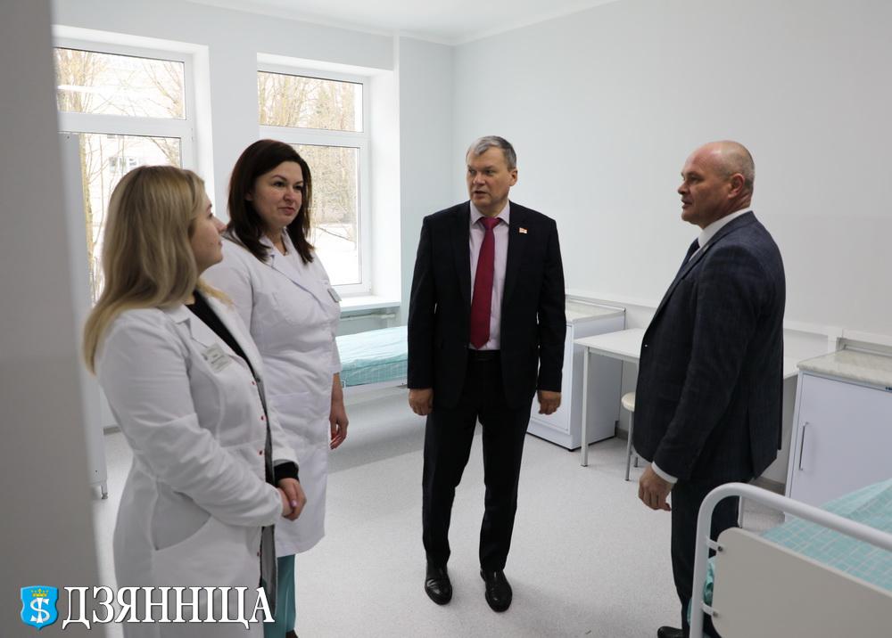 В Щучинской центральной районной больнице  открылось обновлённое инфекционное отделение