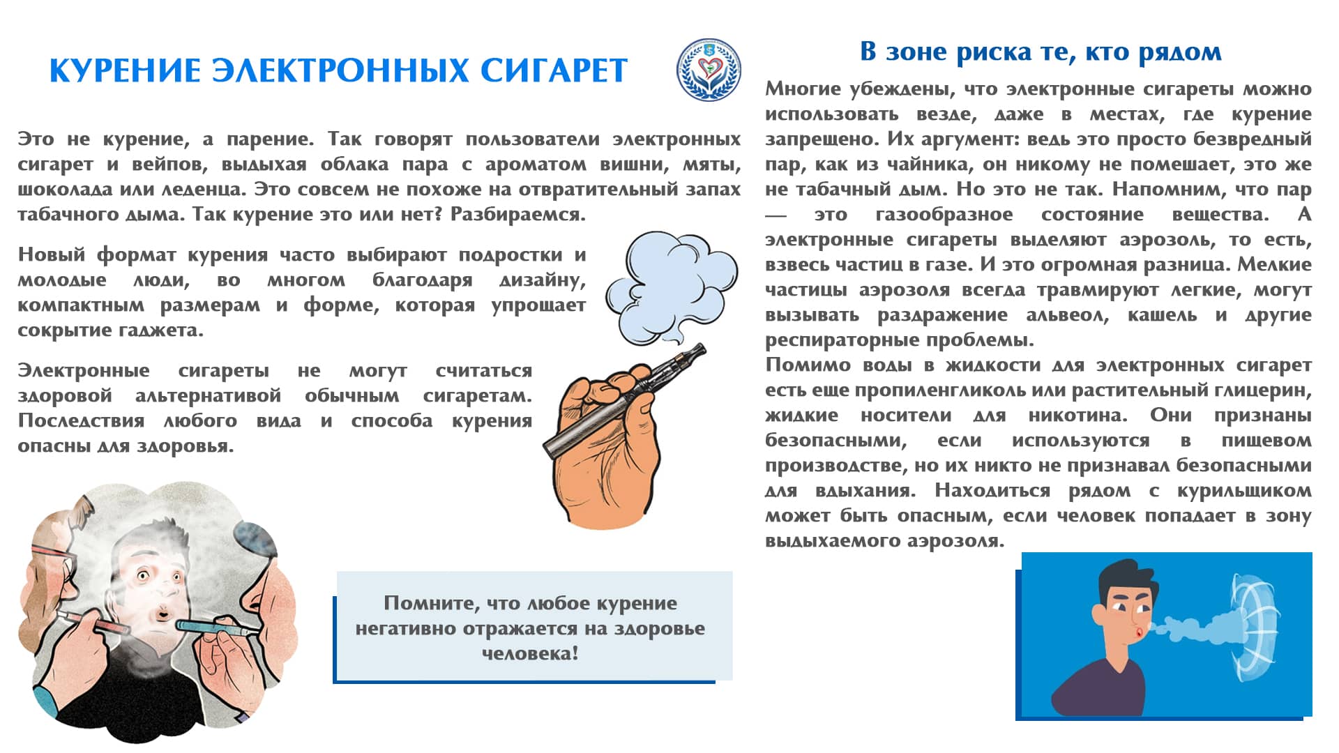 Курение электронных сигарет