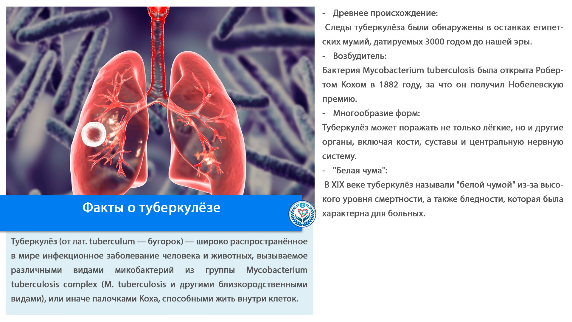 Факты о туберкулёзе
