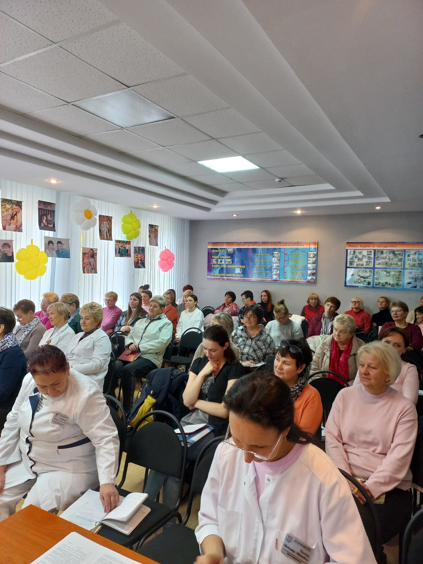 15.10.2024 в конференц-зале УЗ «Щучинская ЦРБ» проведено занятие по анафилаксии и СЛР